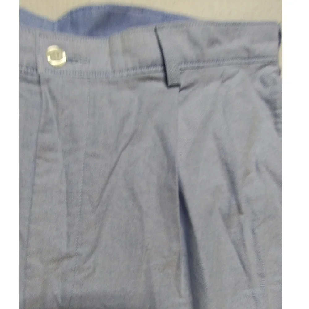 Jos. A. Bank Stays Cool‎ Shorts Pleated Cotton Casual Blue Mens Size 38